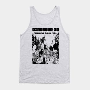 Dinosaur - Black line Art Tank Top